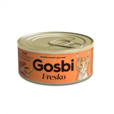 Вологий корм Gosbi для котів Fresko Cat Adult Tuna Salmon & Papaya з тунцем, лососем та папаєю 70 г  02002 Іспанія