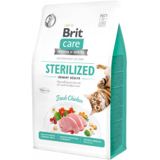 Сухий корм Brit Care Grain-Free Sterilized Urinary Health для стерилізованих котів смак курки 400 г