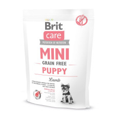 Сухий корм Brit Care Mini Grain Free Puppy Lamb для цуценят мініатюрних порід смак ягня 400 г