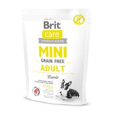 Сухий корм Brit Care Mini Grain Free Adult Lamb для дорослих собак мініатюрних порід смак ягня 400 г