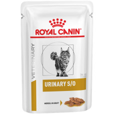 Вологий корм Royal Canin (Роял Канін) Urinary S/O для котів при сечокам'яній хворобі (шматочки у соусі) 85 г