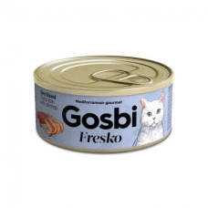 Вологий корм Gosbi для стерилізованих котів Fresko Cat Sterilized Tuna & Shrimp з тунцем та креветками 70 г  02008 Іспанія