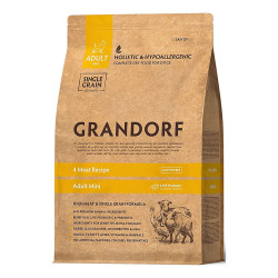 testСухий корм Grandorf (Грандорф) 4 Meat Adult Mini Breeds PROBIOTIC 4 м'ясо Підтримка травлення та імунітету з пробіотиками для собак 1 кг