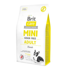 Сухий корм Brit Care Mini Grain Free Adult Lamb для дорослих собак мініатюрних порід смак ягня 2 кг