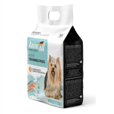 Пелюшки AnimAll Puppy Training Pads для собак і цуценят 60 х 60 см, 10 штук
