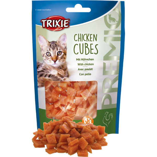 Ласощі Trixie Premio Chicken Cubes курячі кубики для котів 50 г