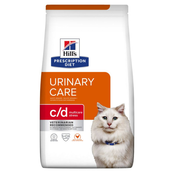 Сухий корм Hill's Prescription Diet Urinary Care c/d multicare stress (Хіллс) для котів догляд за сечовидільною системою при дії стресових факторів з куркою 1.5 кг