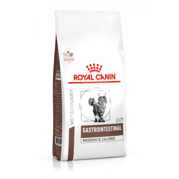 Сухий корм Royal Canin (Роял Канін) Gastrointestinal Moderate Calorie Cat для котів Ветеринарна дієта при порушеннях травлення, зі зниженим вмістом калорій 2 кг