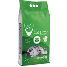 Наповнювач для котячого туалету Van Cat Super Premium Quality Aloe Vera Бентонітовий грудкувальний 5 кг (6 л)