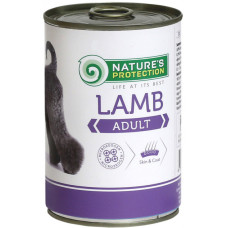 Вологий корм Nature's Protection Lamb для собак смак ягня 400 г