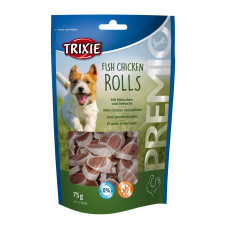 Ласощі для собак Trixie Premio Chicken and Pollock Rolls роли курка та лосось 75 г