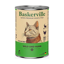 Вологий корм Baskerville (Баскервіль) для котів Оленина з м'ясом курки 400 г