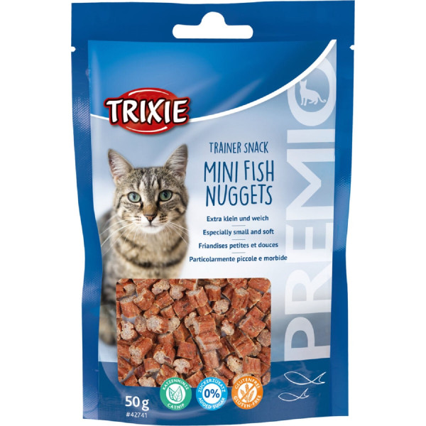 Ласощі Trixie Trainer Snack Mini Nuggets з тунцем, куркою і котячою м'ятою 50 г