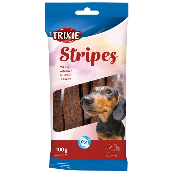 Ласощі Trixie Stripes з яловичиною для собак 10 шт 100 г