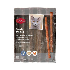 Ласощі Trixie Premio Sticks Quintett with Lamb/Turkey для котів палички з ягням та індичкою 5 шт 5 г