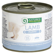 Вологий корм Nature's Protection Puppy Lamb для цуценят з ягням 200 г