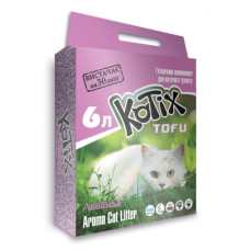 Наповнювач для котячого туалету Kotix Тофу Lavender Соєвий грудкувальний 2.55 к