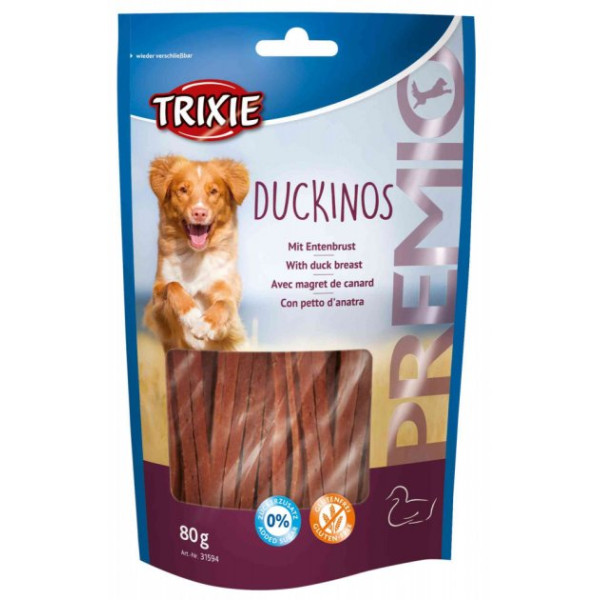 Ласощі для собак Trixie Premio Duckinos качка 80 г