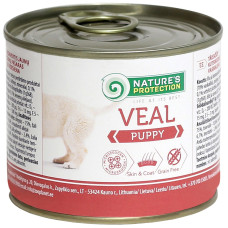 Вологий корм Nature's Protection Puppy Veal для цуценят з телятиною 200 г