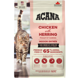 Сухий корм Acana Cat Indoor Entrée для дорослих котів з куркою, кроликом і оселедцем 1.8 кг
