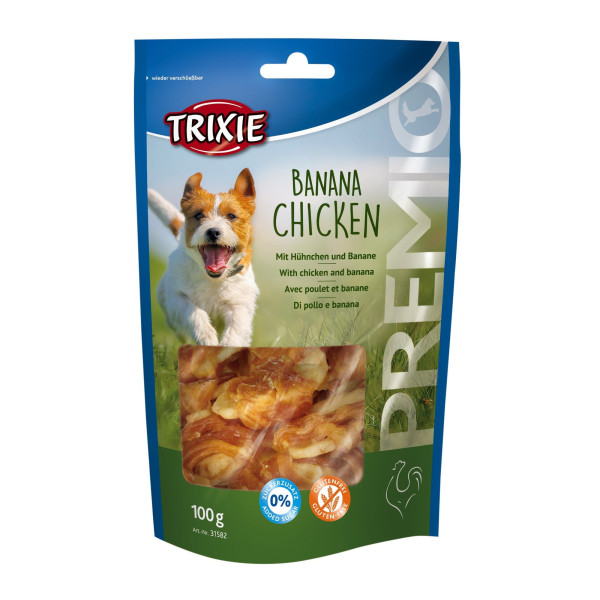 Ласощі для собак Trixie Premio Banana & Chicken банан та курка 100 г