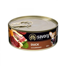 Вологий корм Savory Duck для собак смак качки 100 г