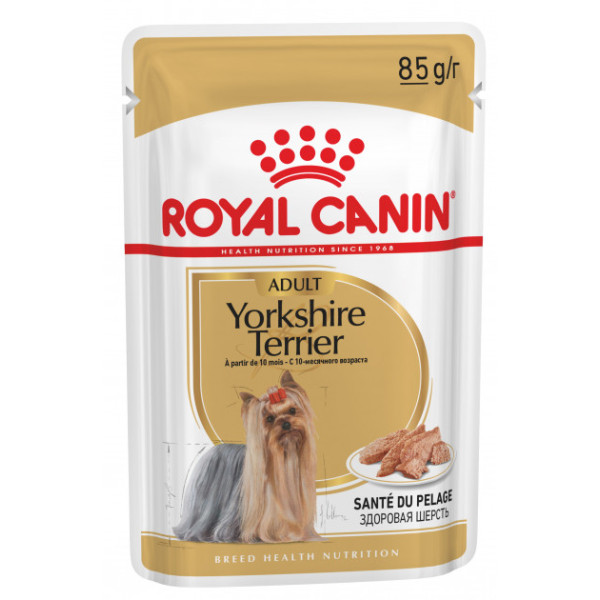 Вологий корм Royal Canin (Роял Канін) Yorkshire Terrier Adult для собак породи Йоркширський Тер'єр (паштет) 85 г