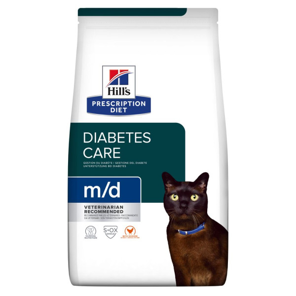 Сухий корм Hill's Prescription Diet Diabetes Care m/d (Хіллс) для котів при цукровому діабеті з куркою 1,5 кг