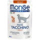Вологий монопротеїновий корм з індички для дорослих котів (паштет) Monge Pate Turkey Adult Cat 85 г