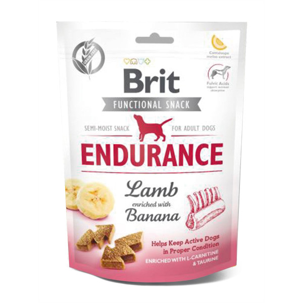 Ласощі Brit Care Endurance для собак Ягня з бананом 150 г