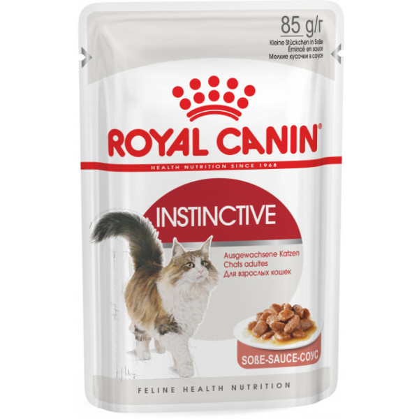 Вологий корм Royal Canin (Роял Канін) Instinctive для котів (шматочки у соусі) 85 г