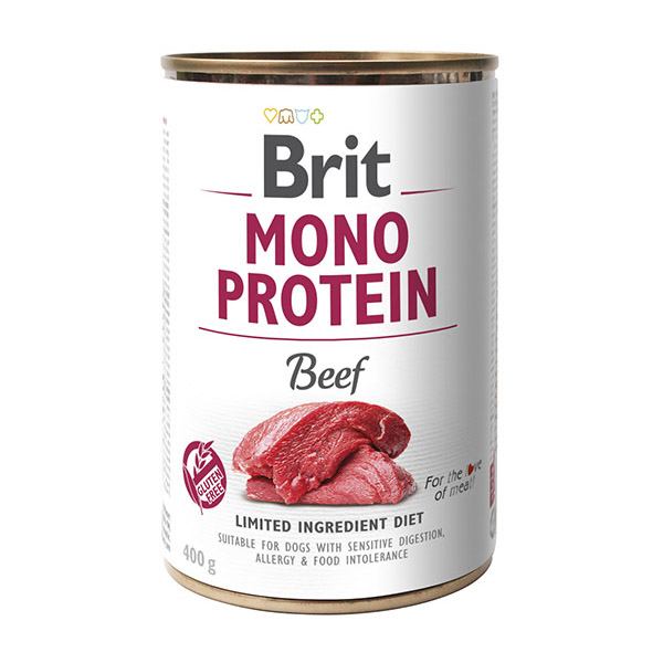 Вологий корм Brit Care Mono Protein Beef для собак смак яловичини 400 г 100831/100057/9766 Чехія